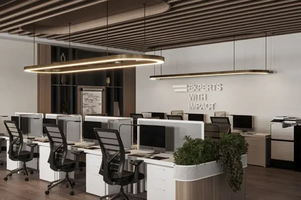 Brown-color-themed-workspace