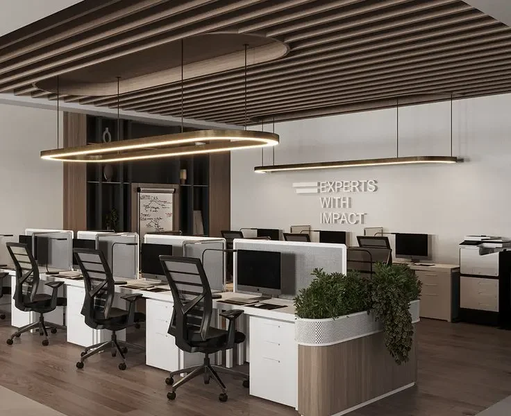 Brown-color-themed-workspace